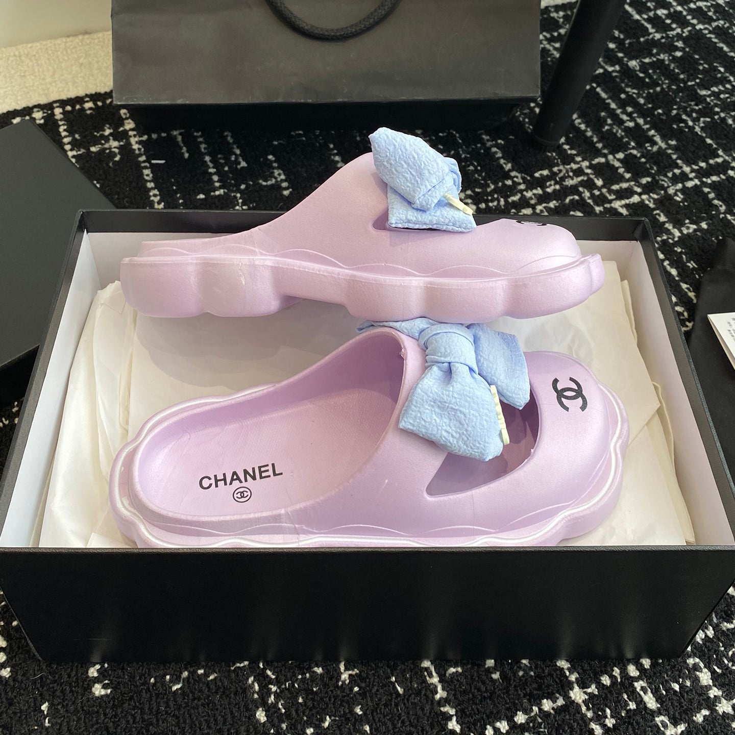 23 New Bowknot Muffin Slippers XC1823081605