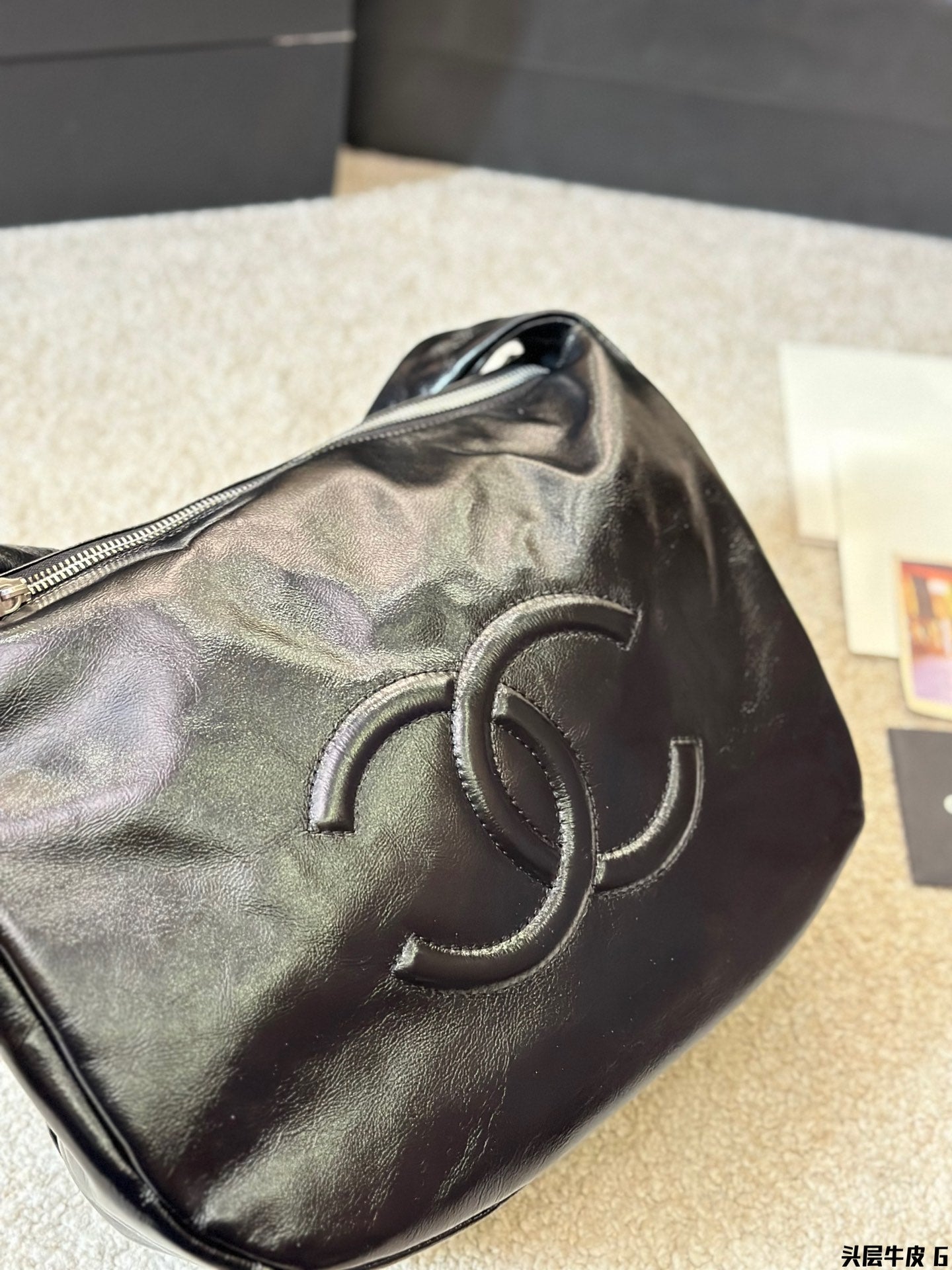 Fashion Leather Underarm Bag 0724102301