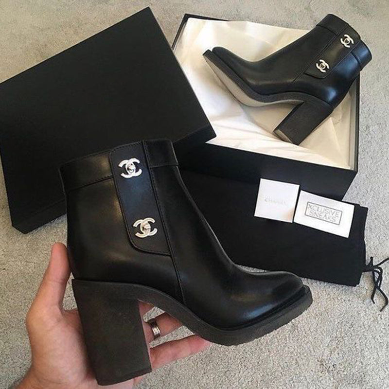 Fashion new versatile short boots PT1023092502