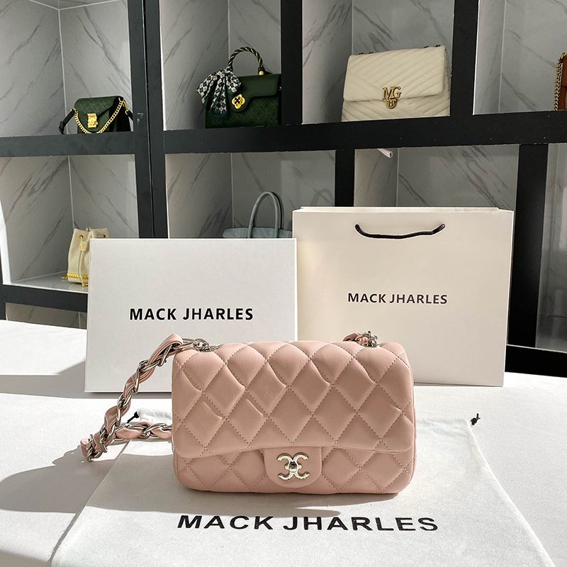 Small fragrant style diamond bag chain bag XC0823091805