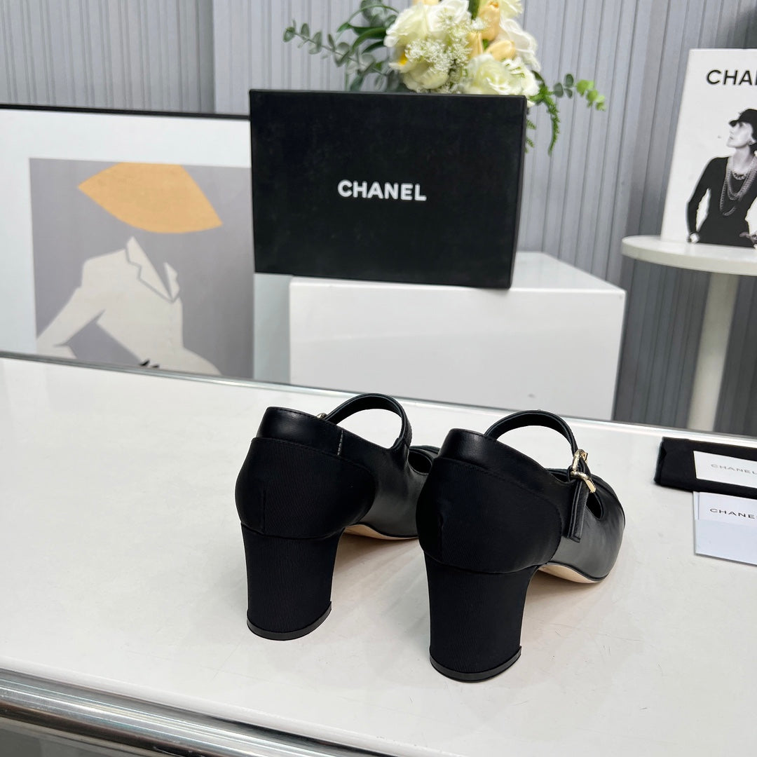 Chane1 top fashion classic color block high heels 0724030816