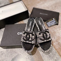 low heel spring summer slippers 03084