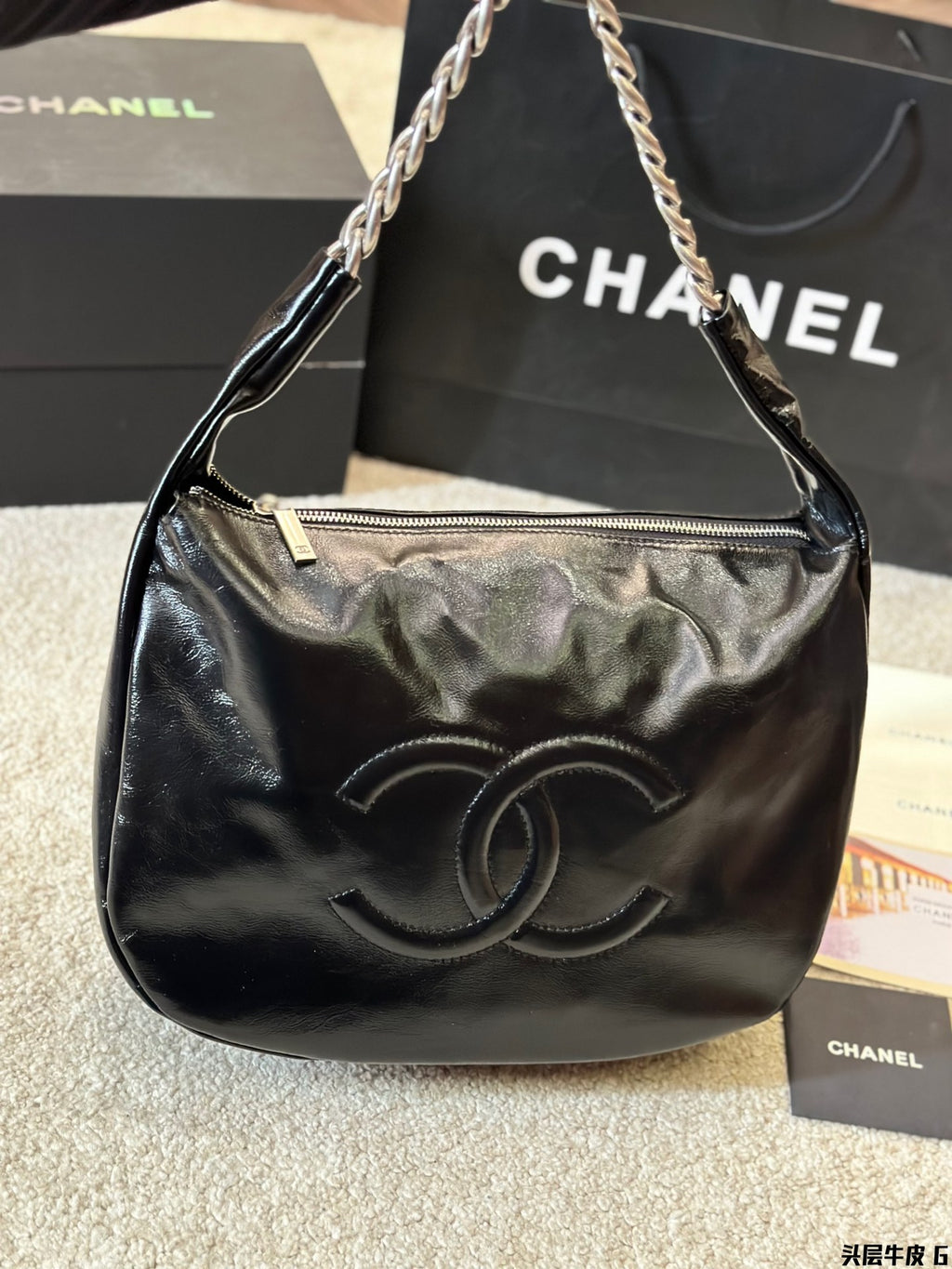Fashion Leather Underarm Bag 0724102301