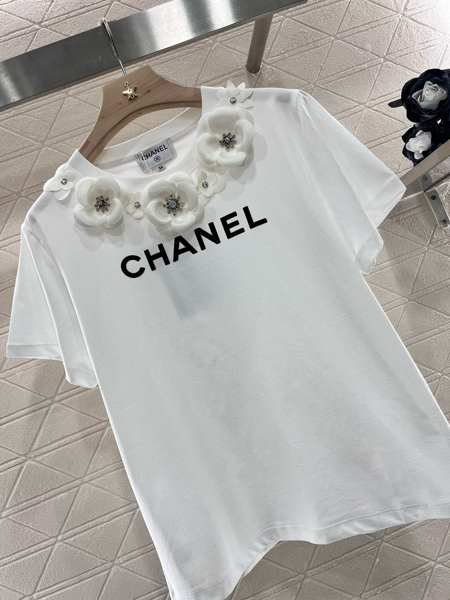 Fashion Flower T-shirt 0725022804