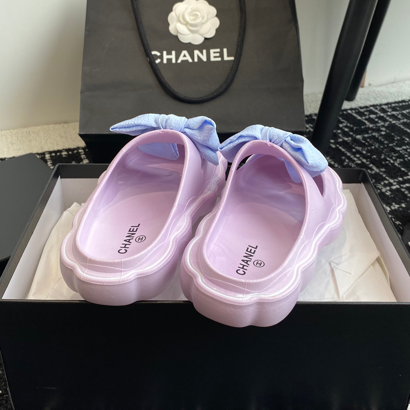 23 New Bowknot Muffin Slippers XC1823081605