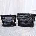 Handbag With SiLer-Tone & Lacquered Metal