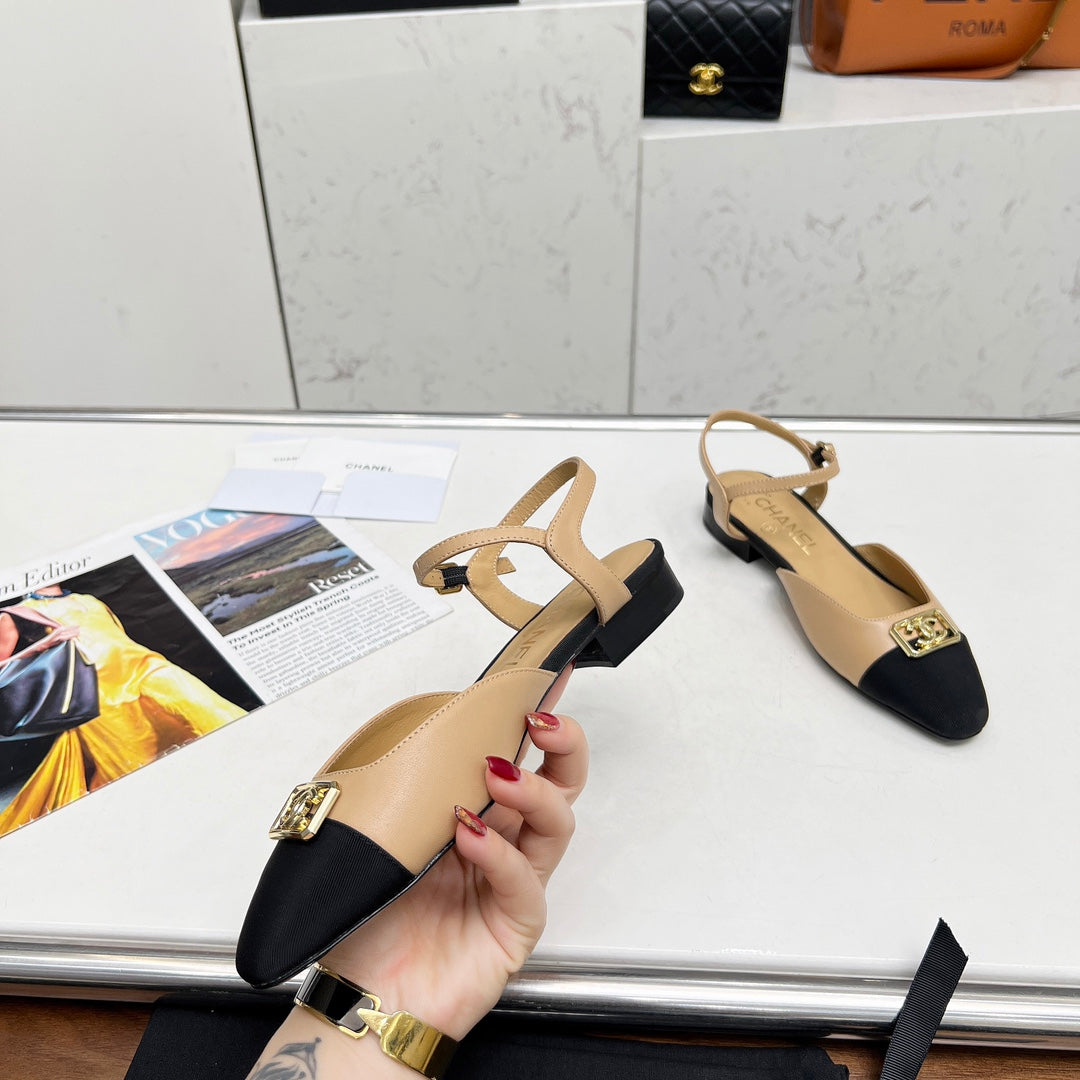 Chane1 top fashion classic short heel sandals 0724030819