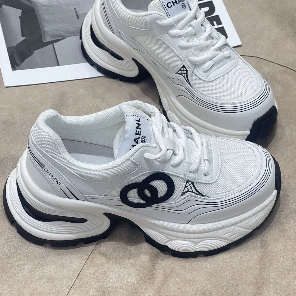 New Thick-soled Sports Shoes Casual Breathable Height-increasing Shoes 1024031407