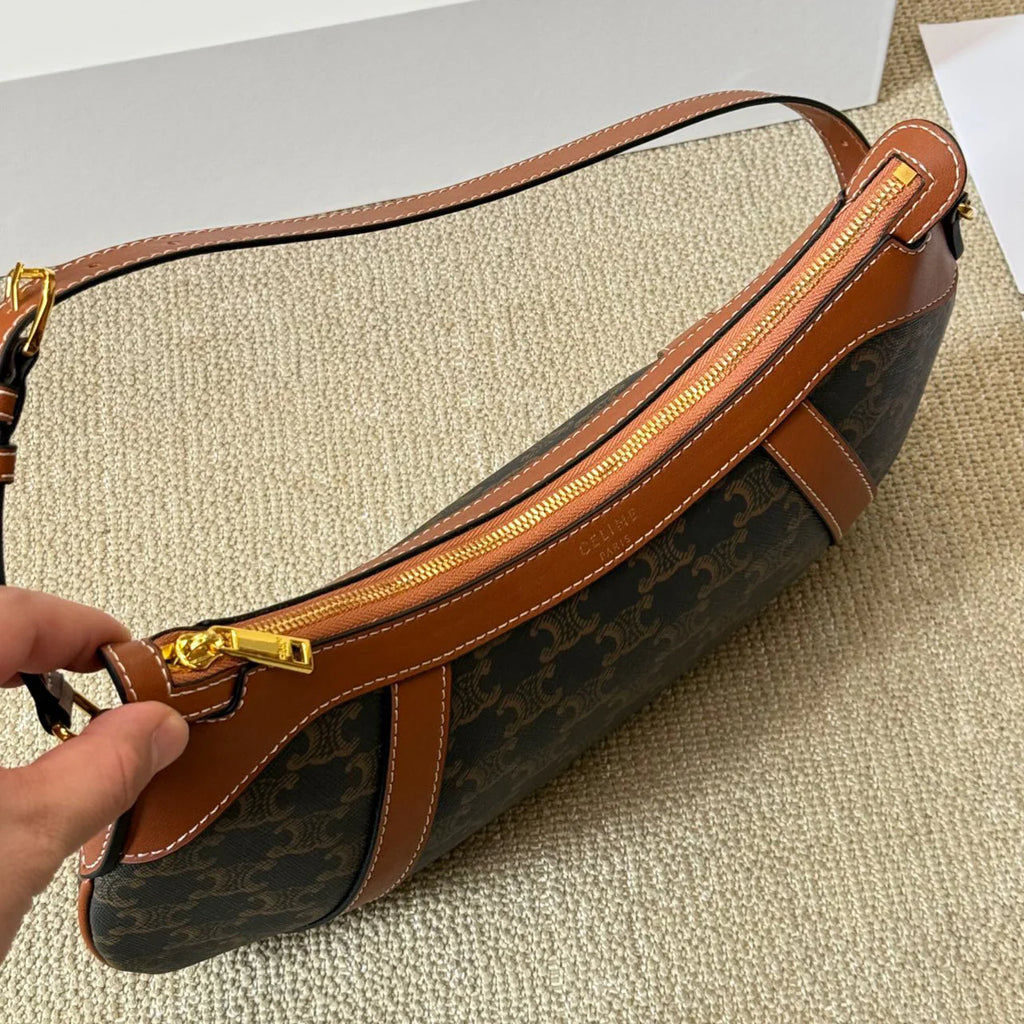 New Logo Printed Stripe HOBO Handbag 1024122510