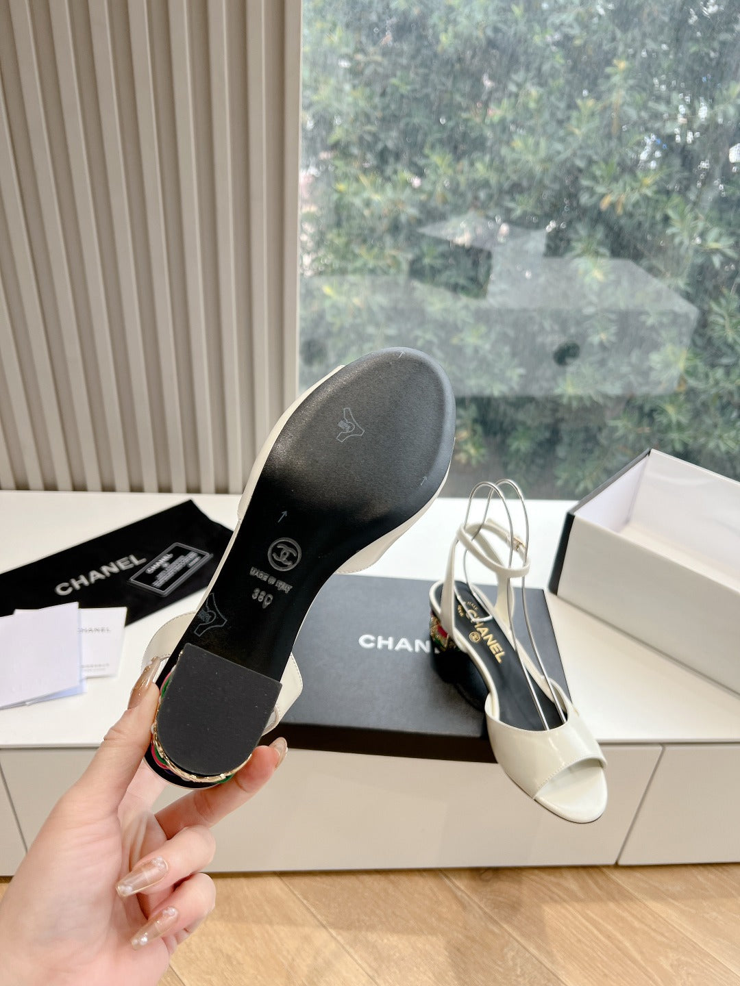 Chane1 top fashion classic low heel sandals 0724030824