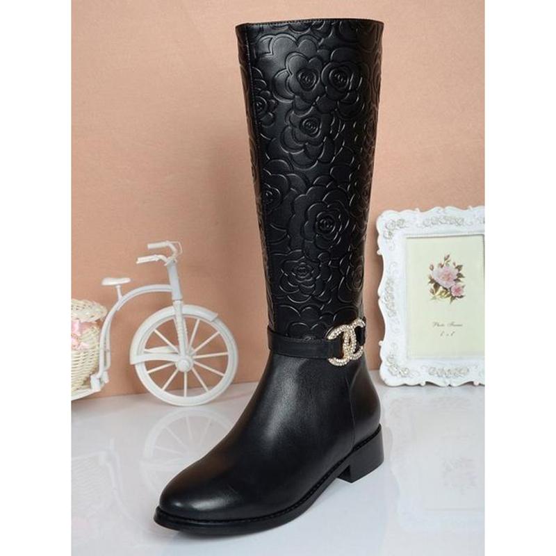Fashion classic printed long boots 1023120416