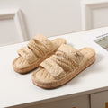 knotted diamond thick-soled slippers 0724060602