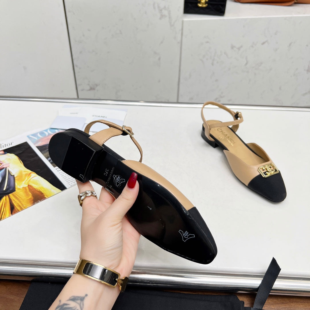 Chane1 top fashion classic short heel sandals 0724030819