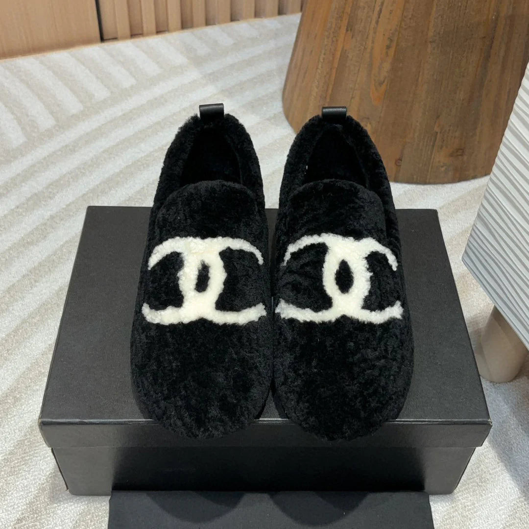 New color blocked wool loafers 1024101515