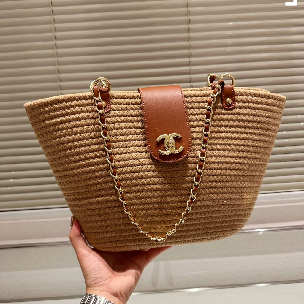 summer woven leather handbag 0724041120