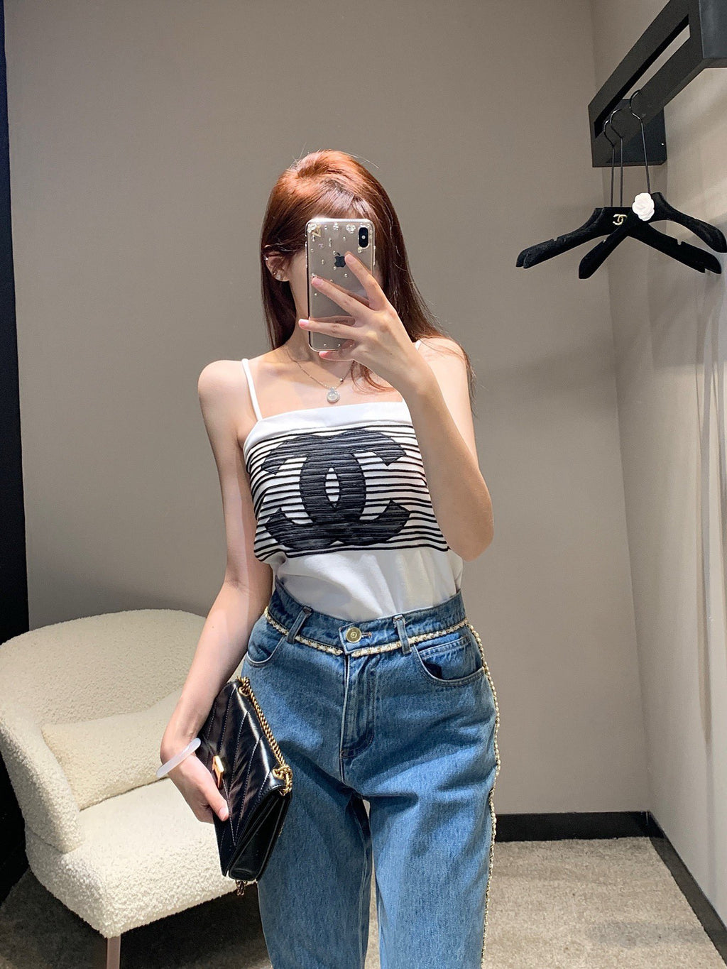 Summer Contrast Color Striped Camisole 0724042701