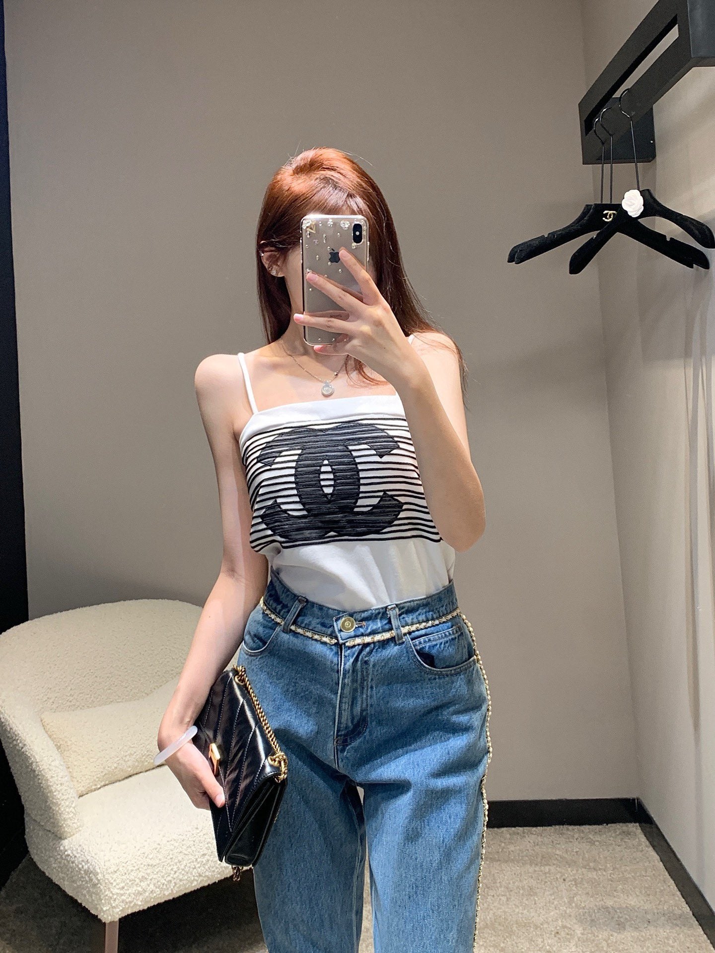 Summer Contrast Color Striped Camisole 0724042701