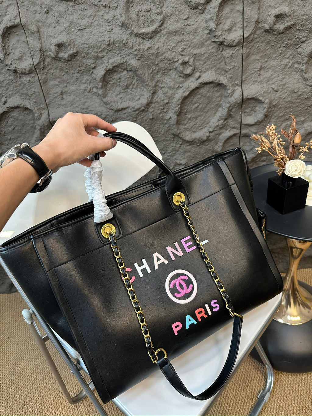 Fashion Leather Top Handle Tote Bag 0724082610