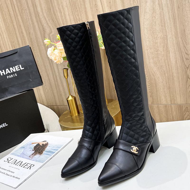 New Fashion Classic Line Cowhide Boots 1023121404