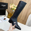 New Fashion Classic Line Cowhide Boots 1023121404