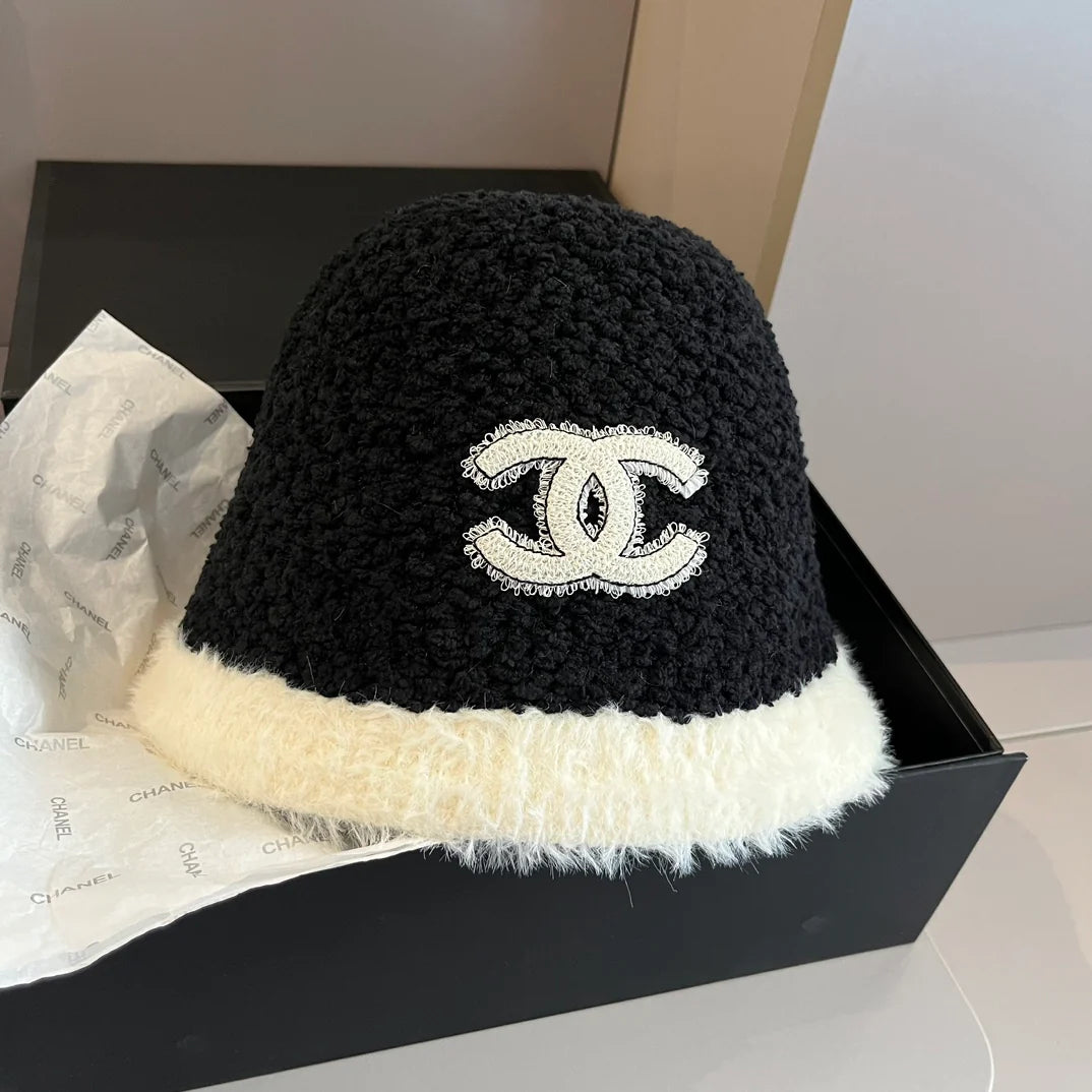 Fashion and versatile lamb wool fisherman cap 1024101807