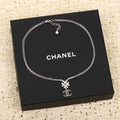 Fashionable Diamond Necklace Bow Necklace X091113