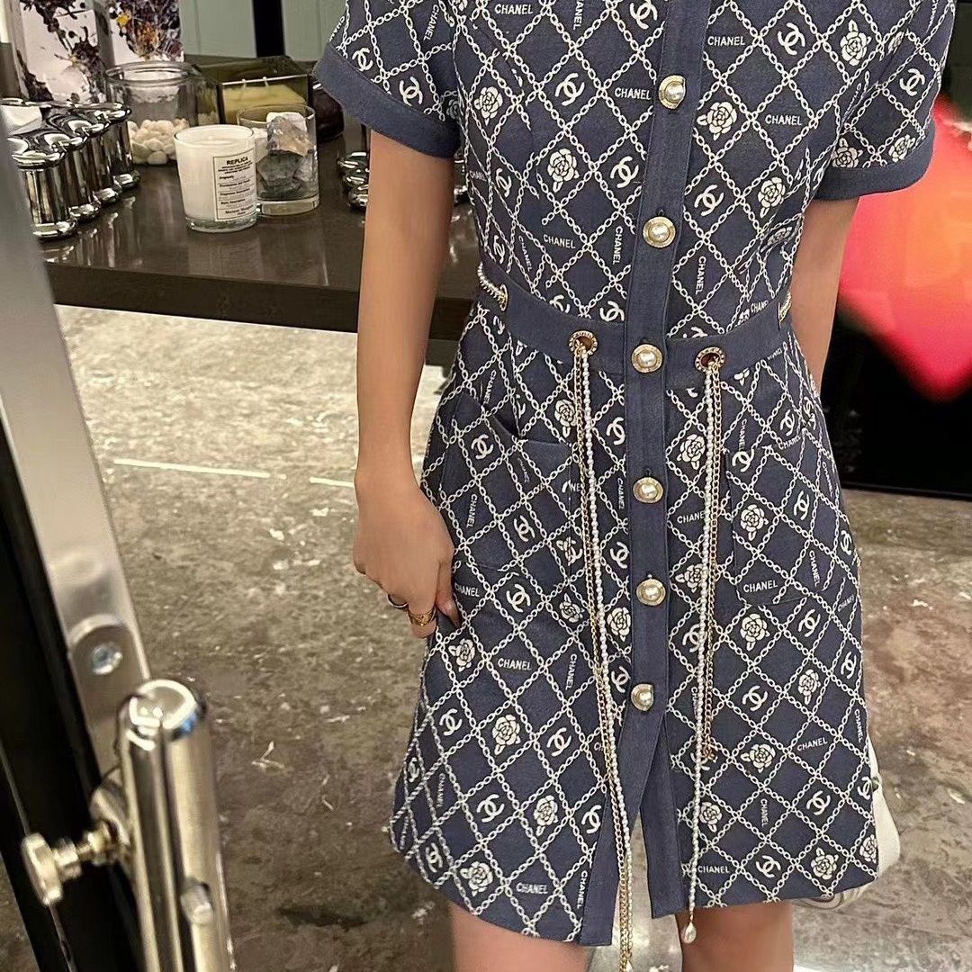 2023 C Fashion all-match waist dress PD10051014