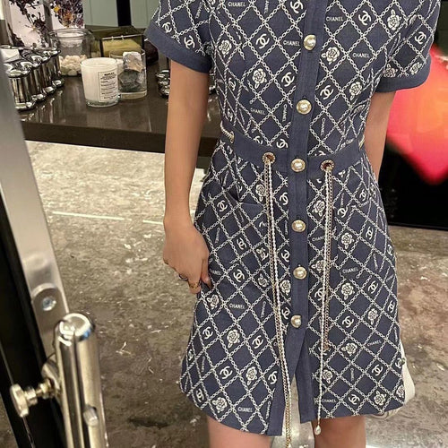 2023 C Fashion all-match waist dress PD10051014