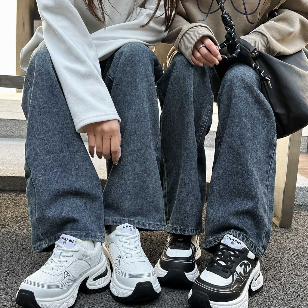 New Thick-soled Sports Shoes Casual Breathable Height-increasing Shoes 1024031407