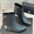Fashion new autumn and winter pearl high heels women's boots 1023120110