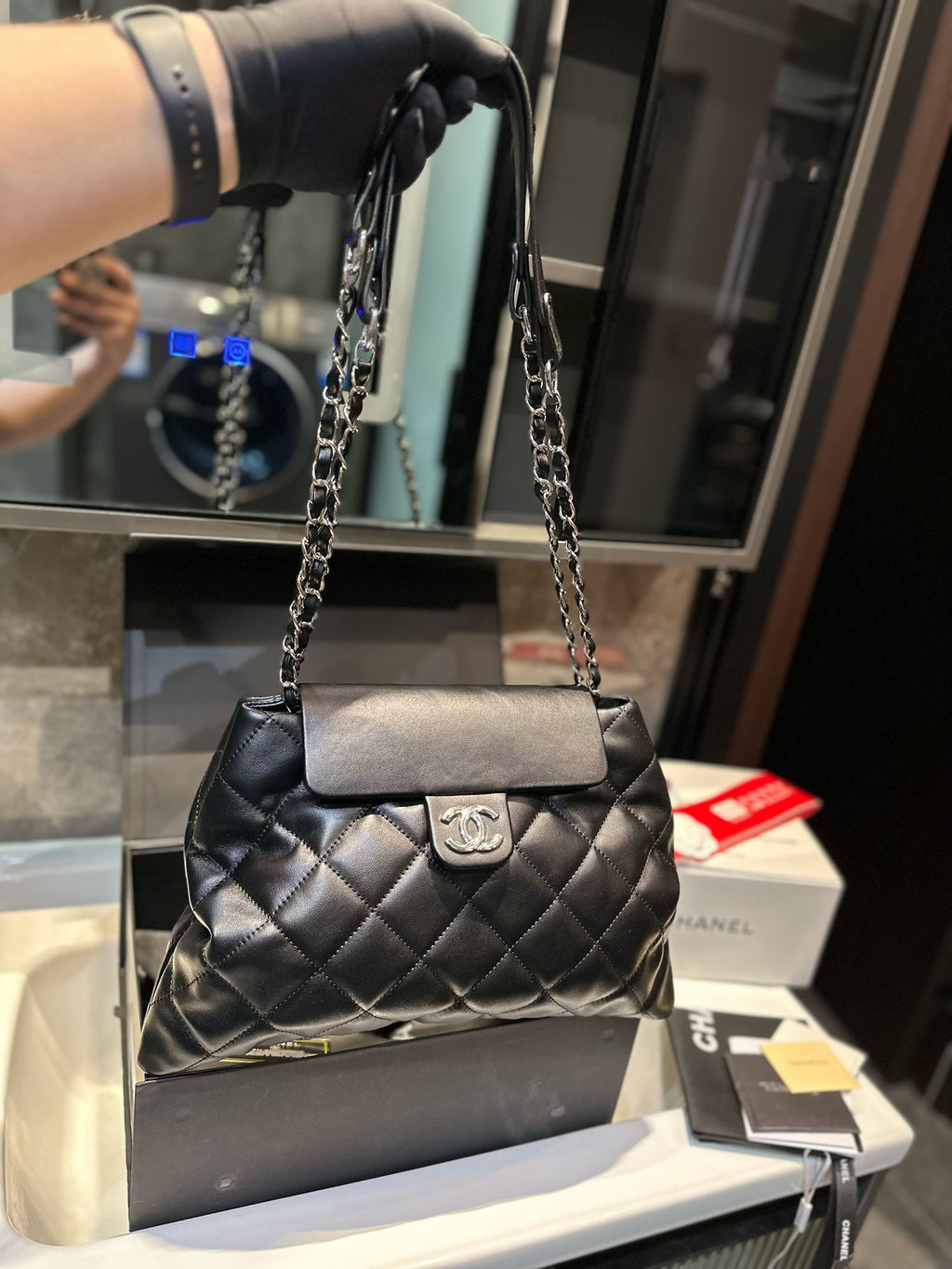 Medieval chain hobo bag 1824041704