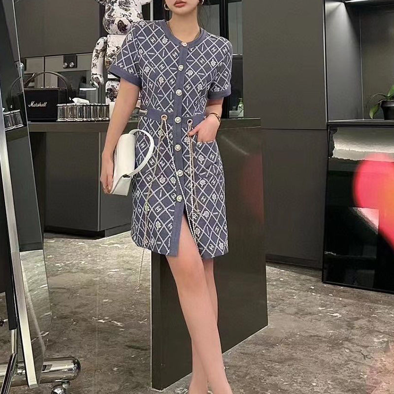 2023 C Fashion all-match waist dress PD10051014