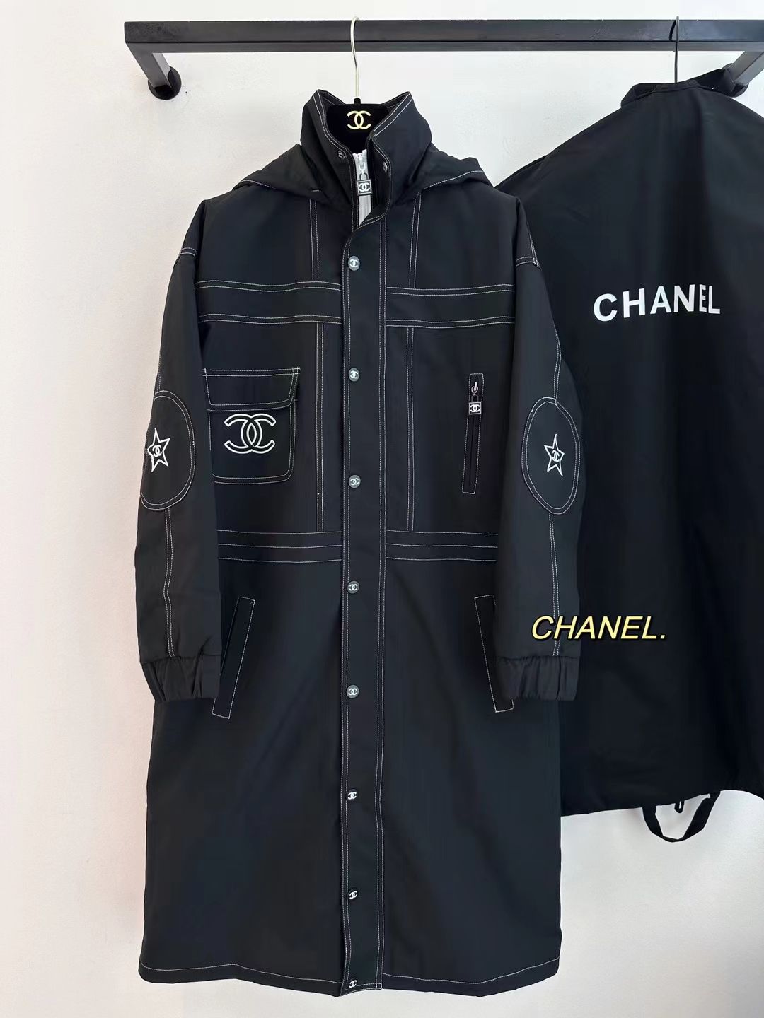 New style long fashion denim windbreaker 9000914005