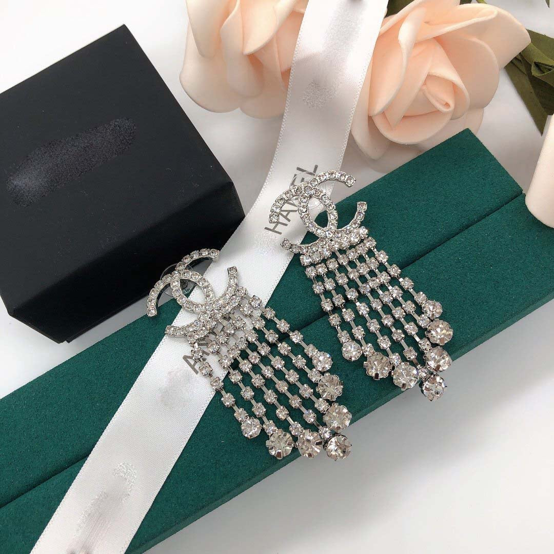 SiLer Tassel Pendant Earrings