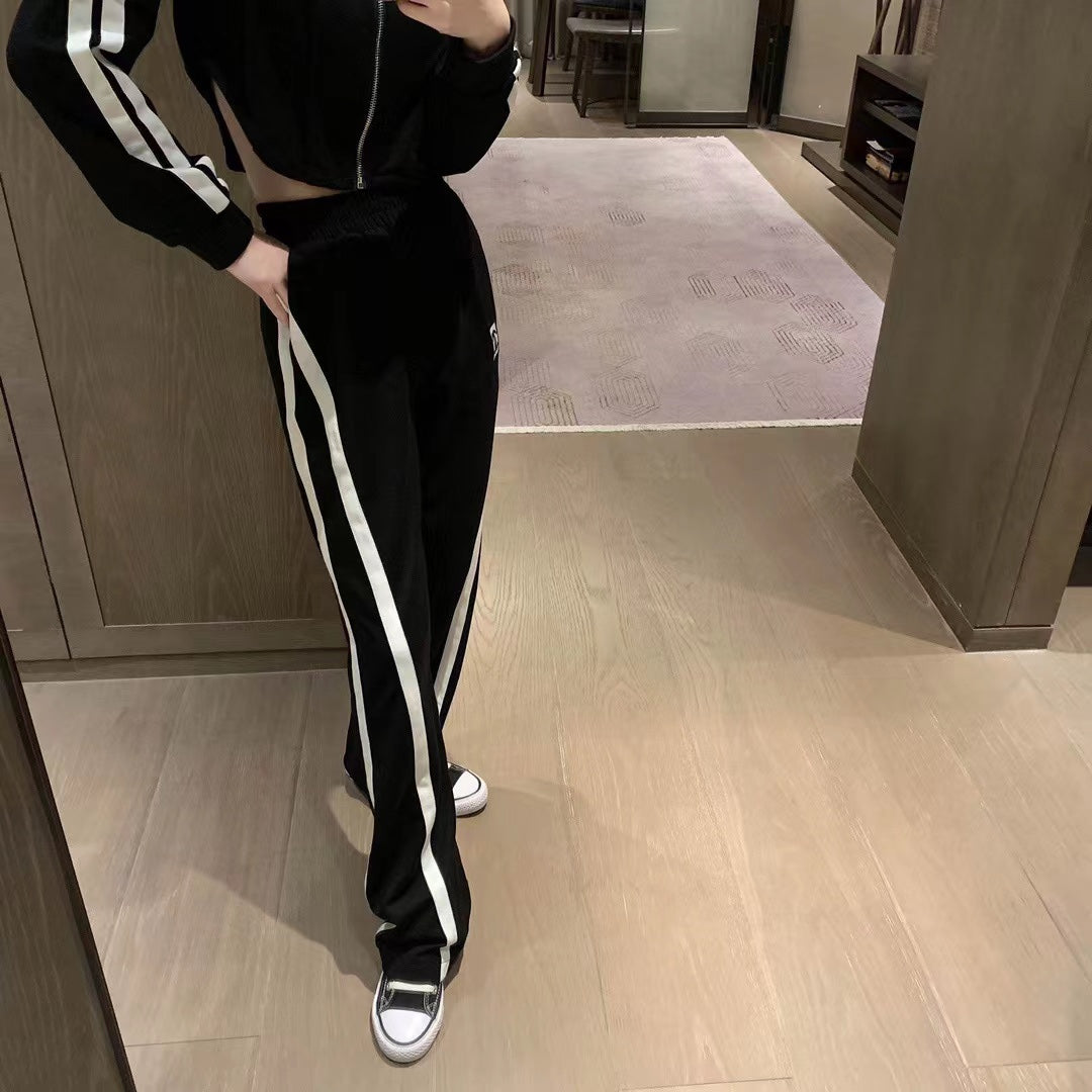 Fashionable sports waist-exposed sexy suit XC1823090603