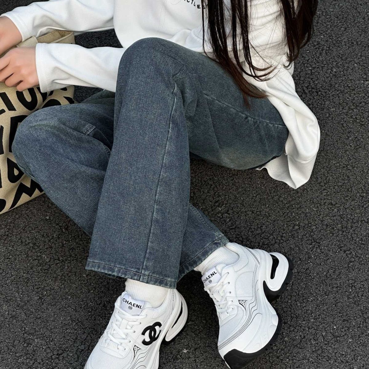 New Thick-soled Sports Shoes Casual Breathable Height-increasing Shoes 1024031407