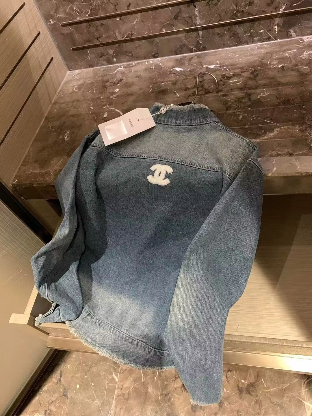 New Small Collar Denim Jacket 1024030605