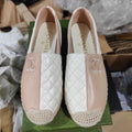 Fashion new leather straw woven fisherman's shoes PD10063023