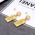 New pearl studded earrings 1025032005