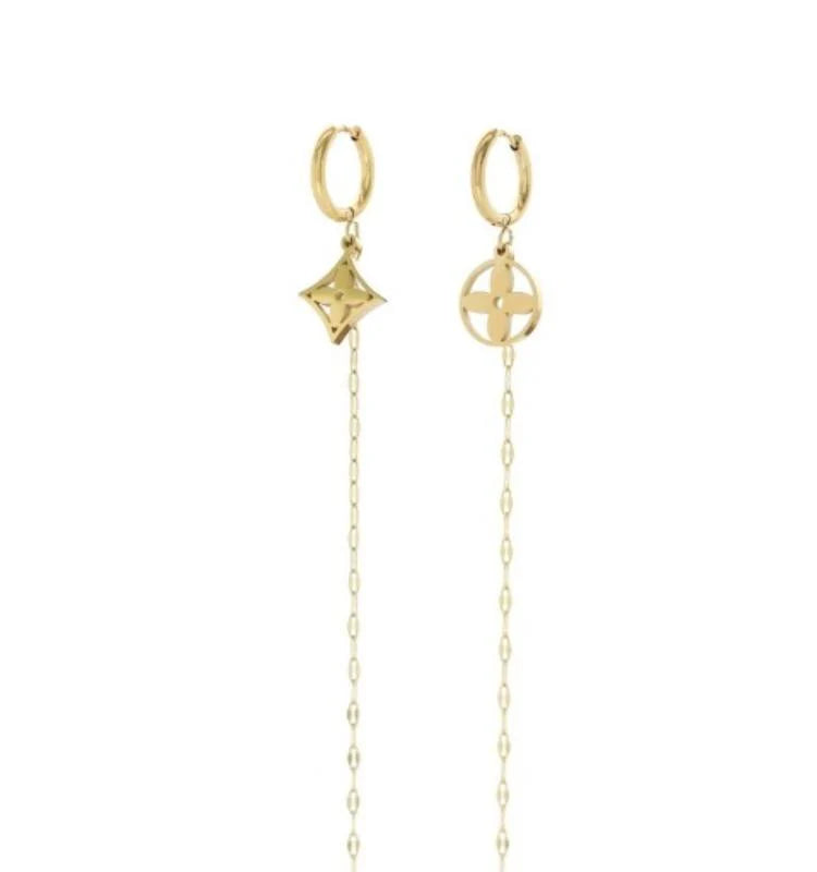 New Fashion Simple Flying Flower Tassel Earrings 1024050904