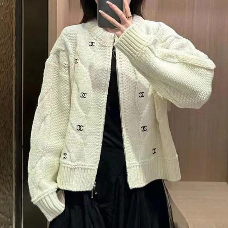 Fashion and versatile casual knitted sweater jacket 1023120104