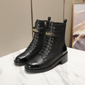 cowhide short boots Martin boots 0724101704