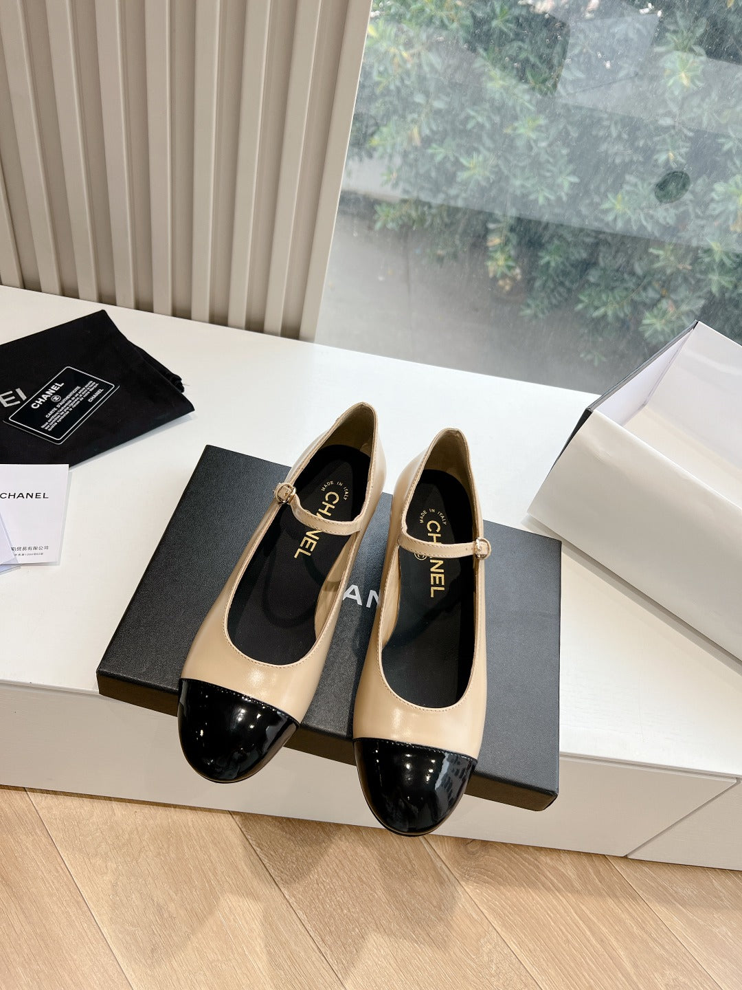 Chane1 top fashion classic color block low heels 0724030826