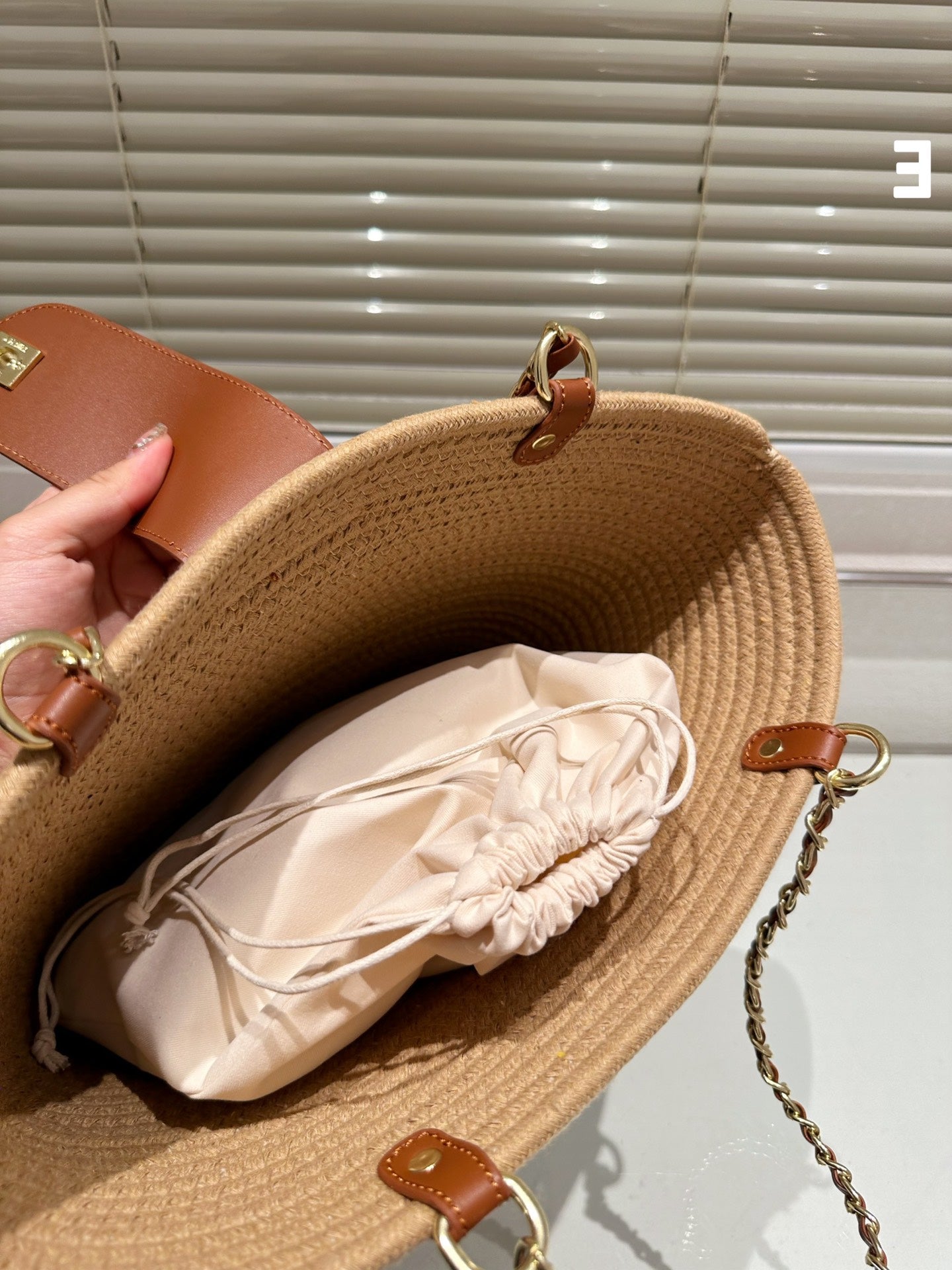 summer woven leather handbag 0724041120