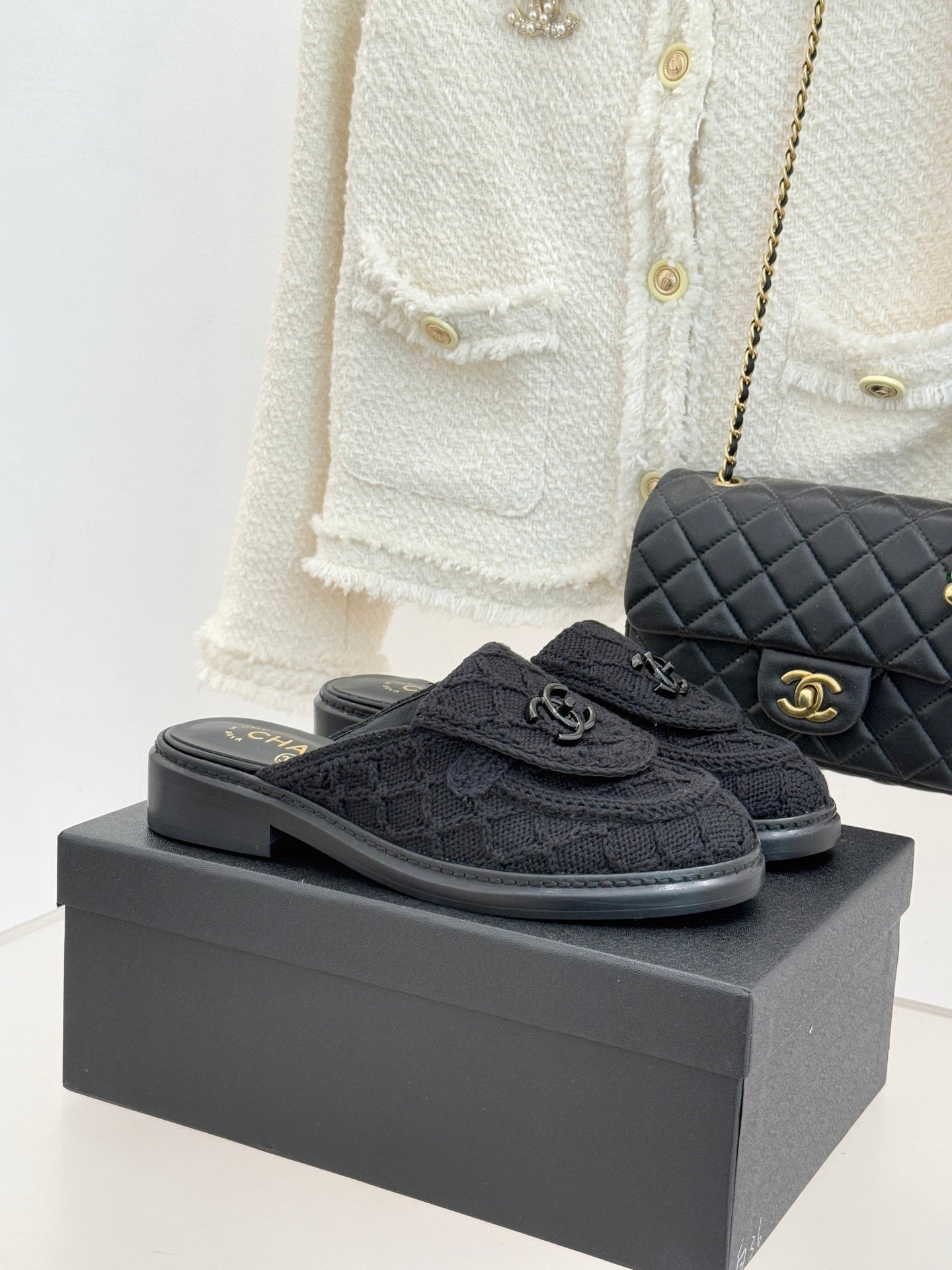 26SS New Women's Knitted Slippers 0726031004