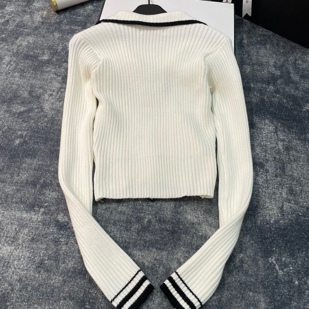 Fashionable Waistless Thin Knitted Sweater XC0723112003