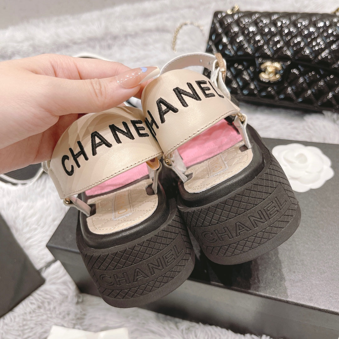 Color Collection platform sandals XC0823072619