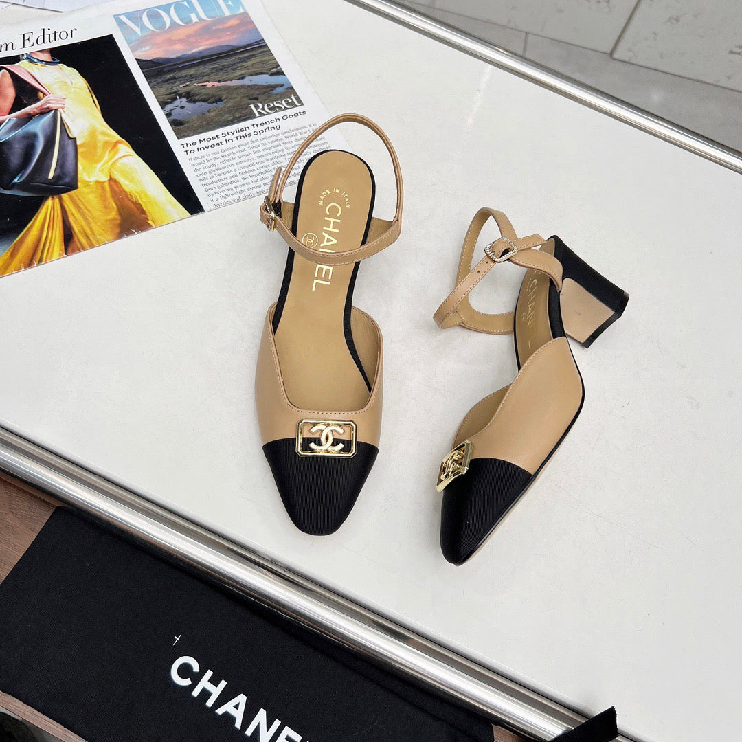 Chane1 top fashion classic color block high heels 0724030820
