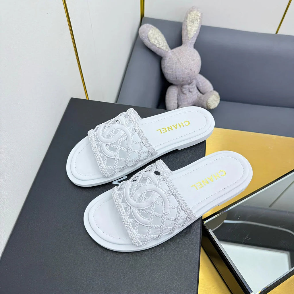 New Fashion Mesh Woven Sandal Flip Flops 1025041702