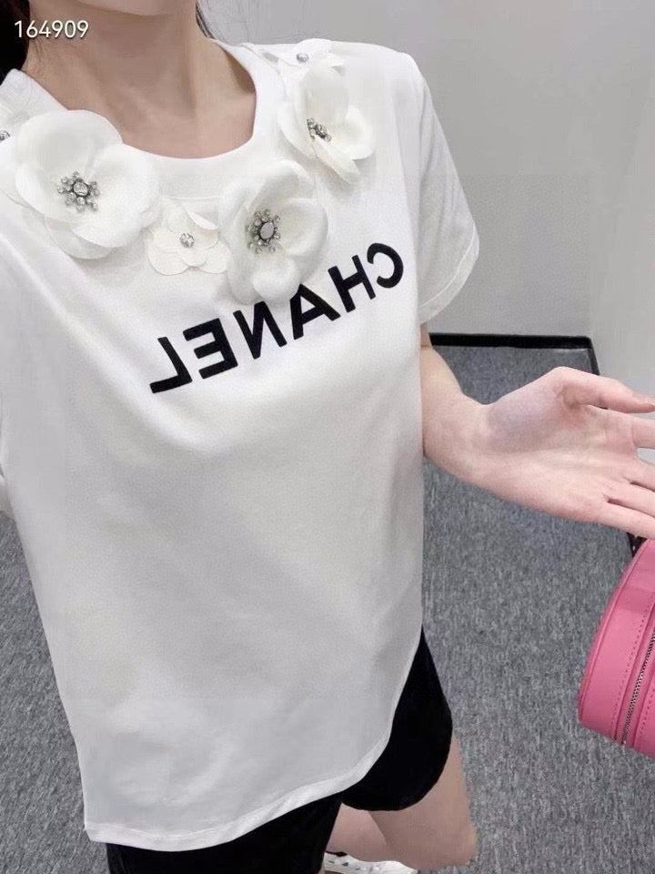 Fashion Flower T-shirt 0725022804